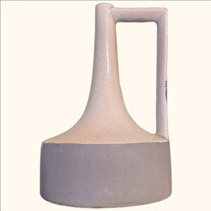 Crackled ceramic long neck Burton Mercana jug vase